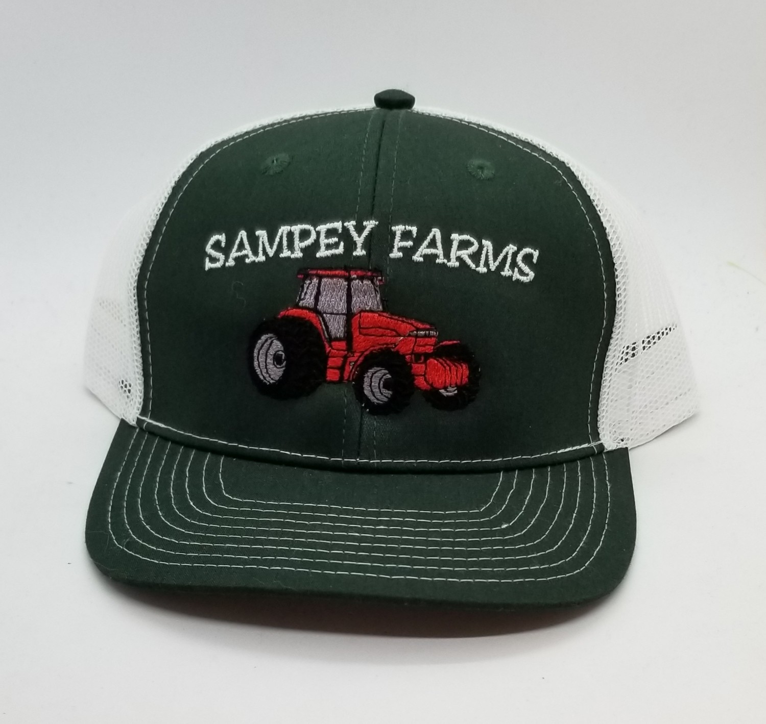 Tractor Design Adjustable Custom Hat - 44 Hat Colors Available!!!