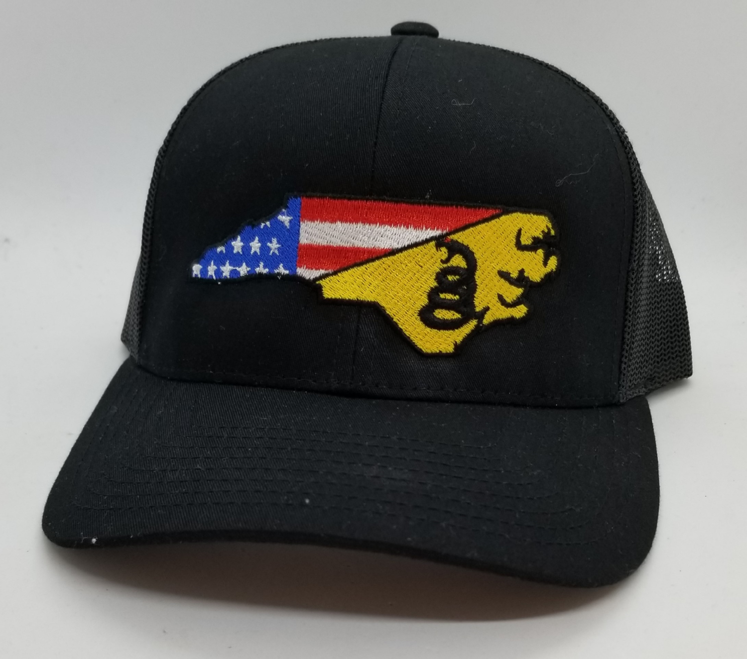 Don't Tread on Me NC Flag Hat - 4 colors available