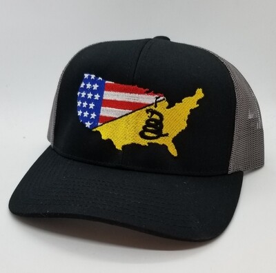 Don't Tread on Me US Flag Hat - 4 colors available