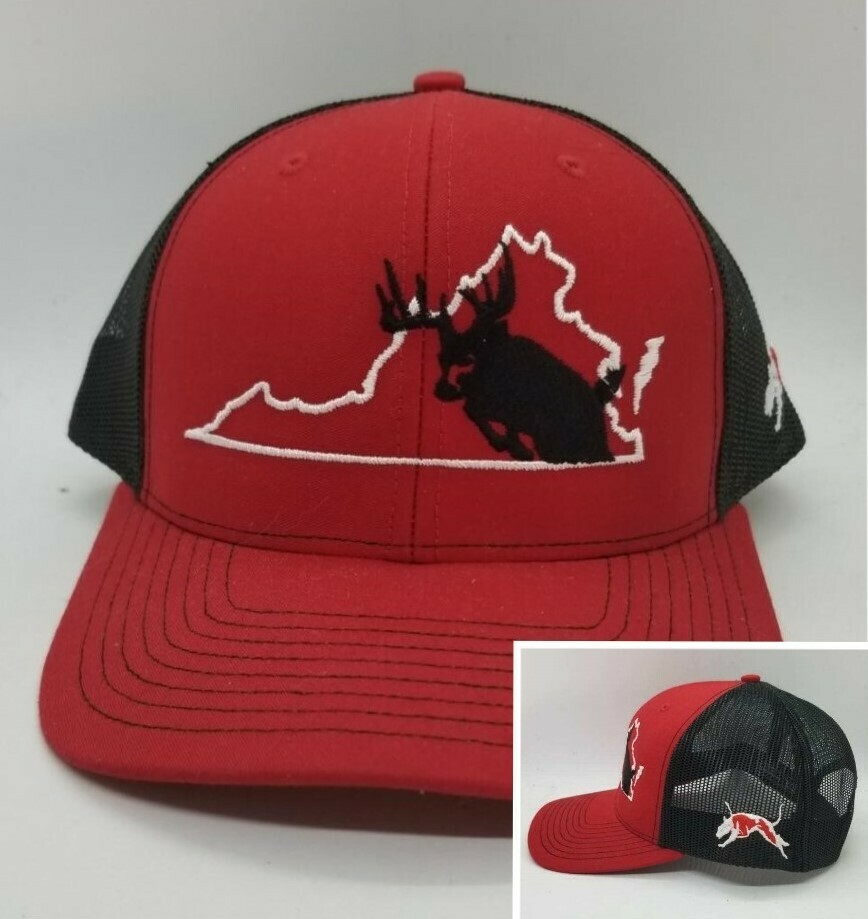 Running Buck State Adjustable Custom Hat - 60 Hat Colors Available!!!