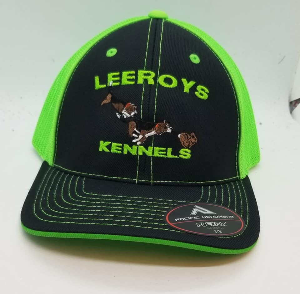 Beagles Running Rabbit Adjustable Custom Hat - Many Hat Colors Available!!!