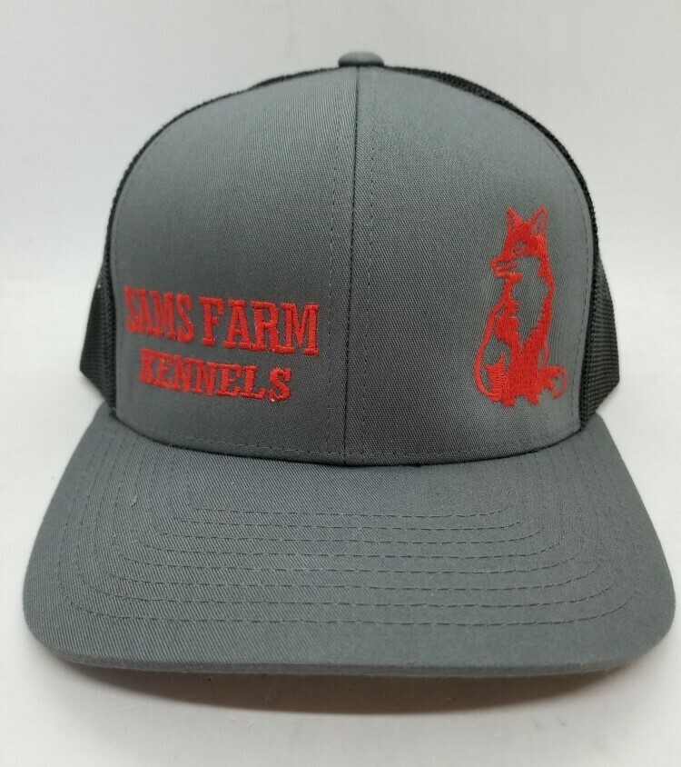 Offset Fox Design Flex Fit Custom Hat - 68 Hat Colors Available!!!