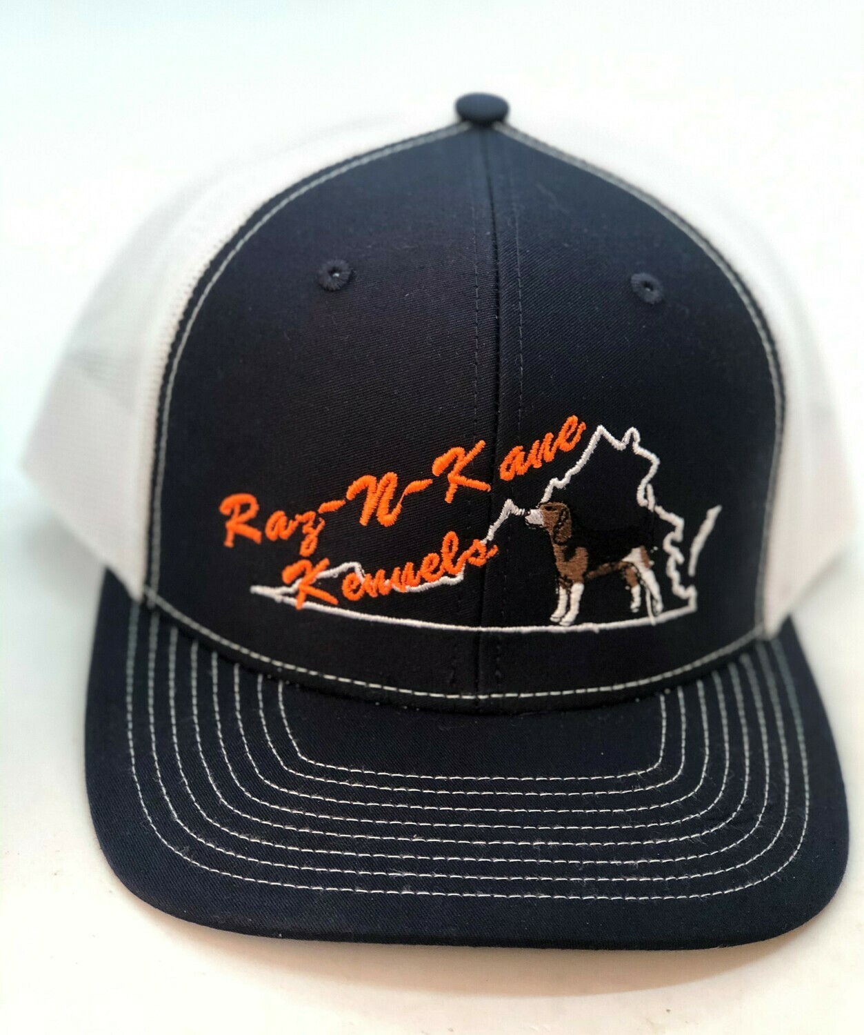 Benching Tri-Beagle Offset with State Design Flex Fit Custom Hat - 68 Hat Colors Available