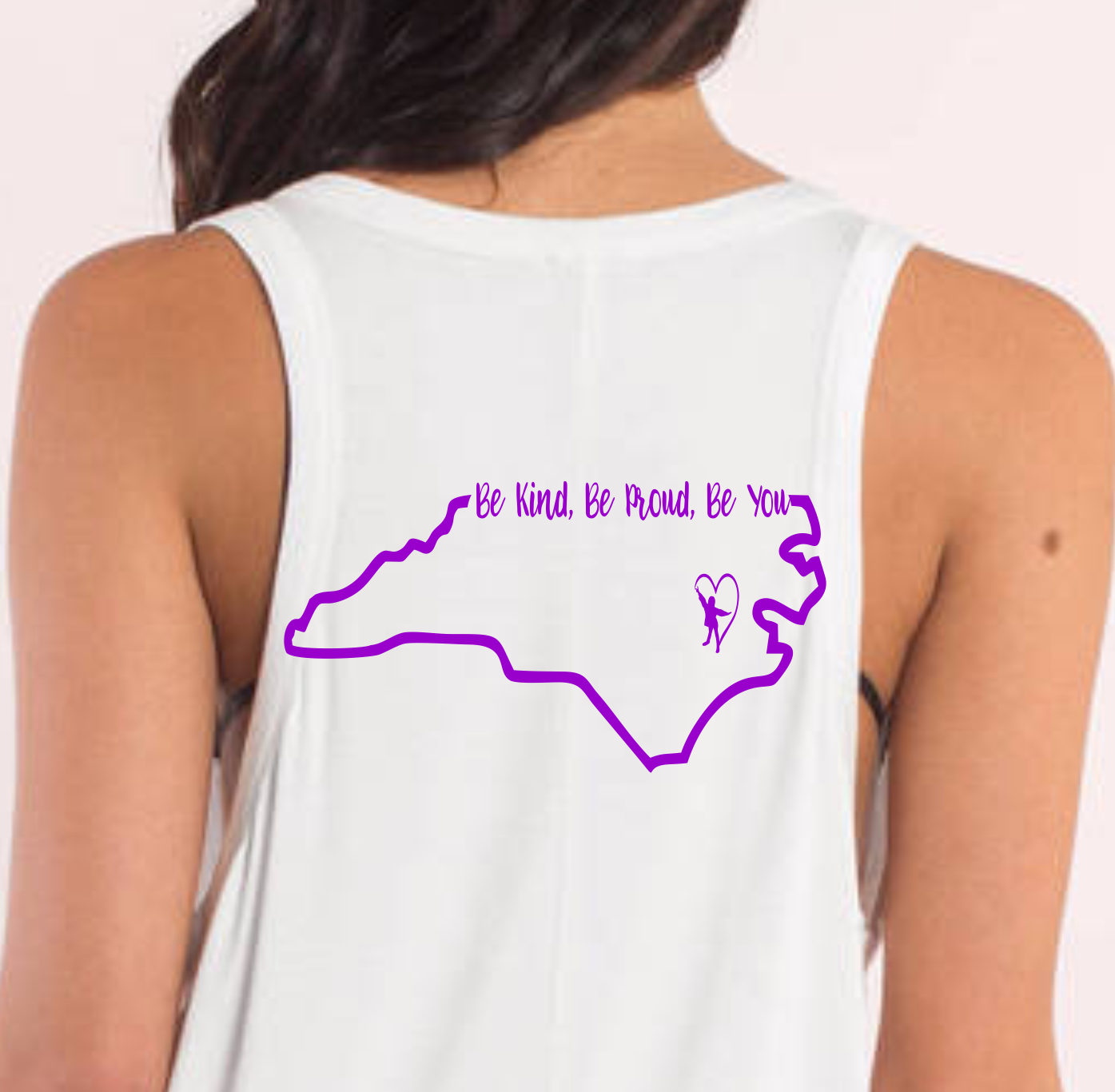 “Be a Hannah” Women&#39;s Cotton Tank - White