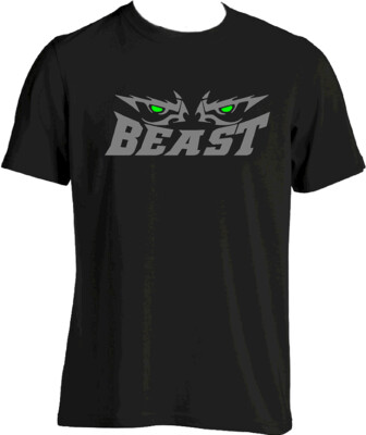 Black Beast Short-Sleeved Cotton T-shirt - Adult & Youth