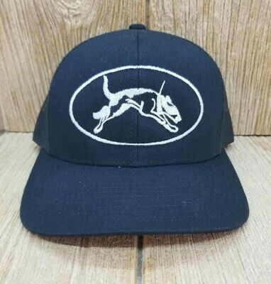 Running Walker Silhouette Oval - Snap Back Custom Hat - Many Hat Colors Available