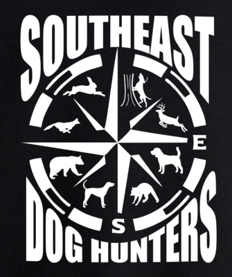 Black Southeast Dog Hunters Short or Long Sleeve T-Shirt