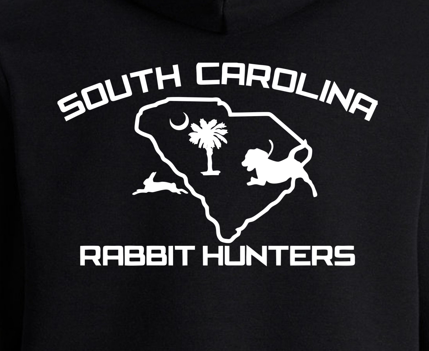 Black SC Rabbit Hunters Hoodie