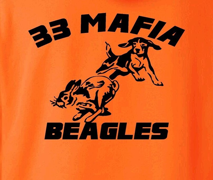 Beagles Running Rabbit - Short or Long Sleeve Custom Shirt