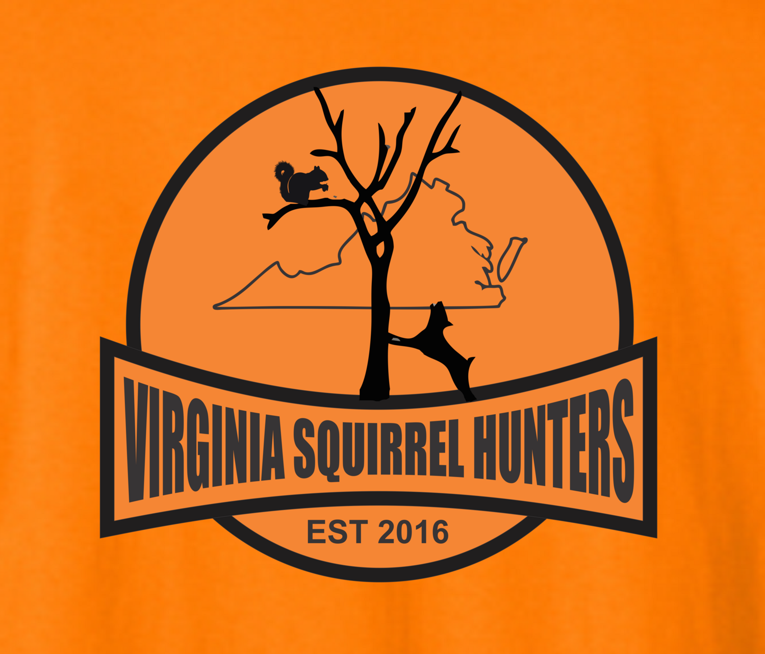 Virginia Squirrel Hunters - Short or Long Sleeve Custom Shirt