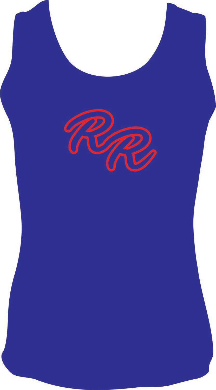 River Rats Women’s Cotton Racerback Tank Top, Color: Navy