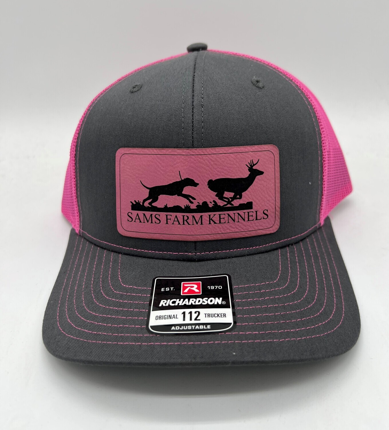 Chasin&#39; Deer (Pink) - Snap Back Custom Patch Hat