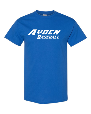 Ayden Baseball Short-Sleeve Cotton T-shirt - Adult & Youth