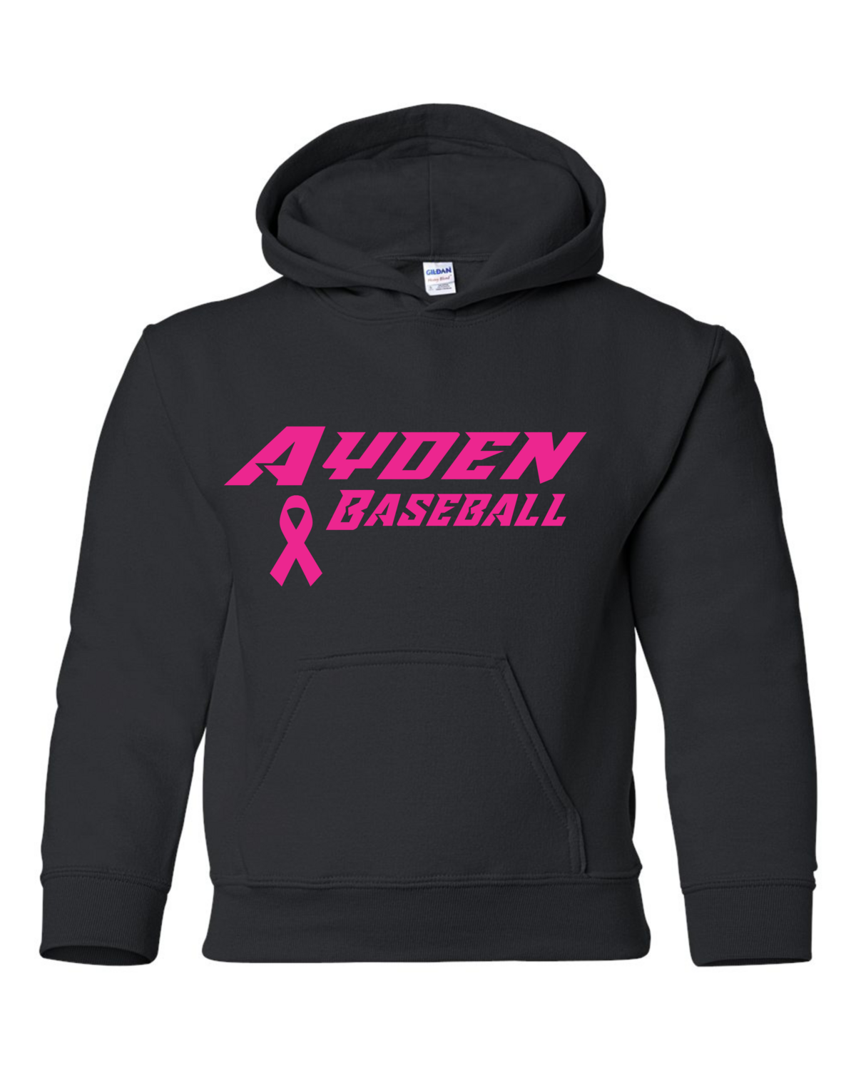 Breast Cancer Awareness Hoodie (Black)  - Adult & Youth