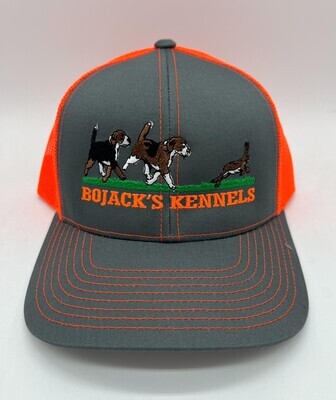 Beagles Running Rabbit II - Snap Back Custom Hat