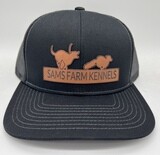 Dog Running Fox - Snap Back Custom Patch Hat