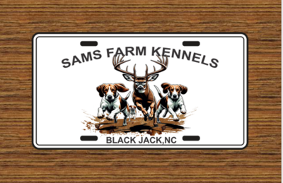 Running a Buck - Customized License Plate
