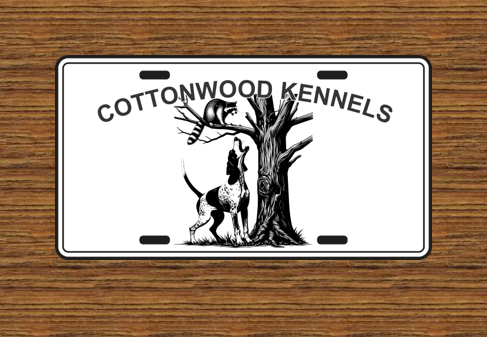 Treed Coon - Customized License Plate