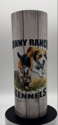Custom Beagle + Rabbit Tumbler