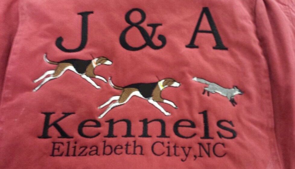 Dogs Running Gray or Red Fox Custom Kennel Coat