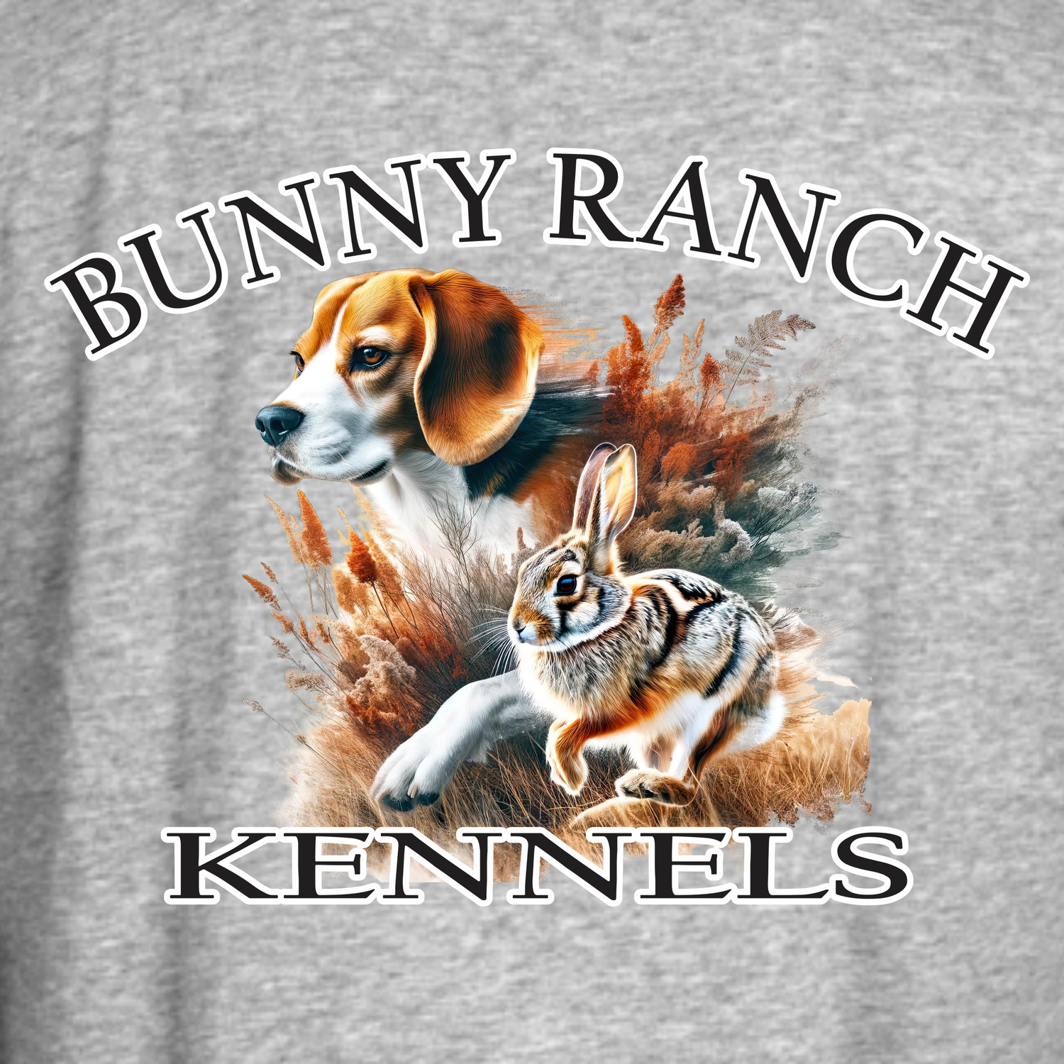 Rabbit Hunt - Short or Long Sleeve Custom Shirt