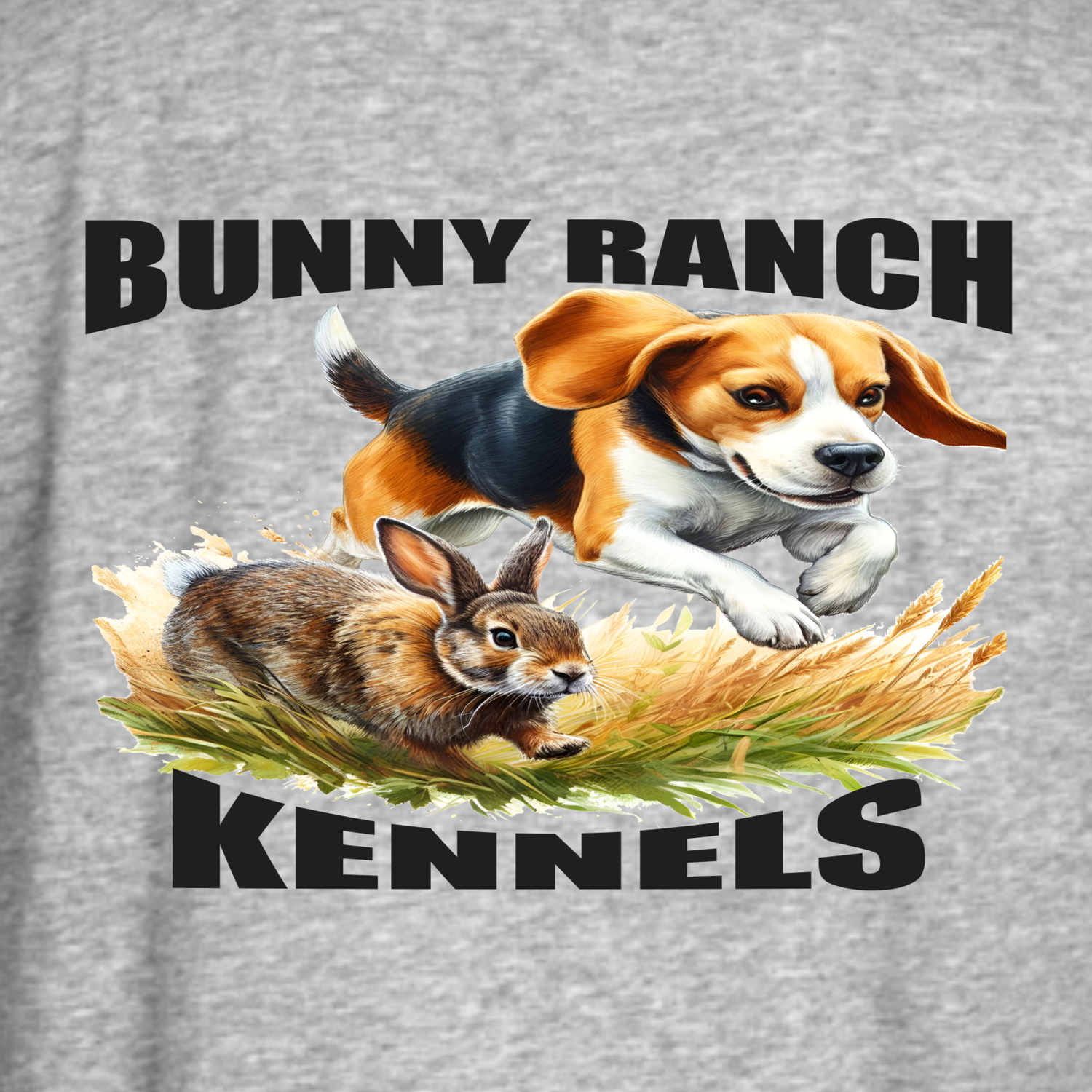 Rabbit Hunt II - Short or Long Sleeve Custom Shirt