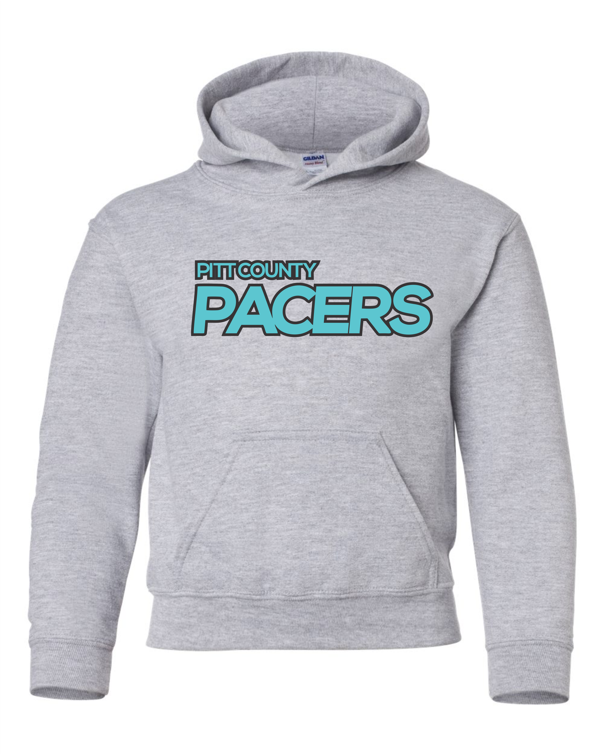 Gray Hooded Cotton Sweatshirt - Adult &amp; Youth