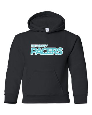 Black Hooded Cotton Sweatshirt - Adult &amp; Youth