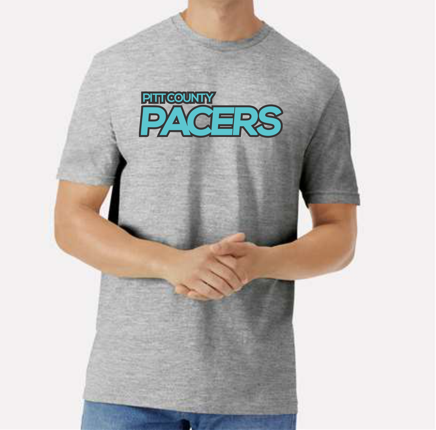 Gray Short Sleeve Cotton T-Shirt - Adult &amp; Youth