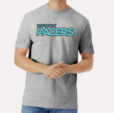 Gray Short Sleeve Cotton T-Shirt - Adult &amp; Youth