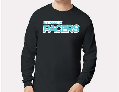 Black Long Sleeve Cotton T-Shirt - Adult &amp; Youth