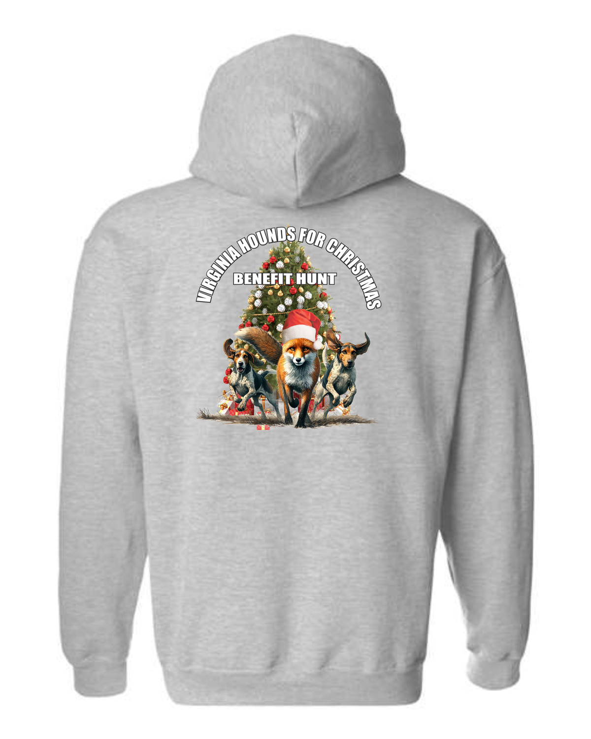 Gray Hooded Cotton Sweatshirt - Youth &amp; Adult