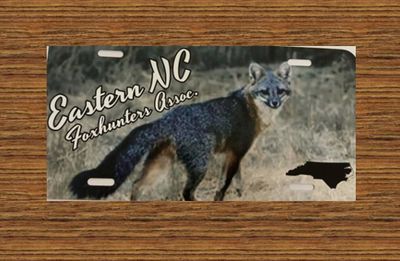Fox Hunter - Customized License Plate