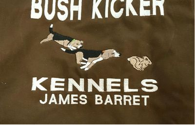 Dogs Running Rabbit Custom Kennel Coat