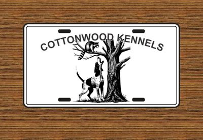 Treed Coon - Customized License Plate