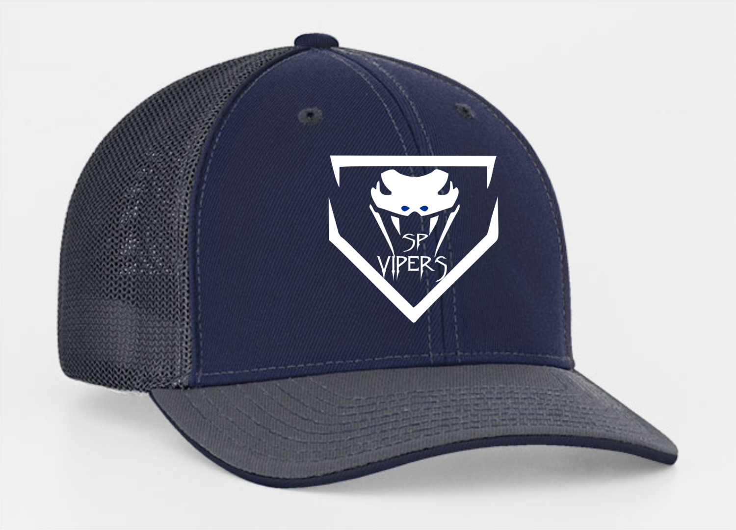 Navy & Graphite Vipers Flex-Fit Hat