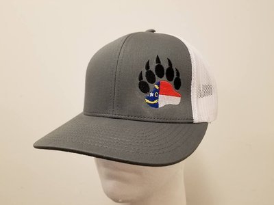 NC Bear Hunter Claw Hat - Snap Back - 3 Hat Colors Available