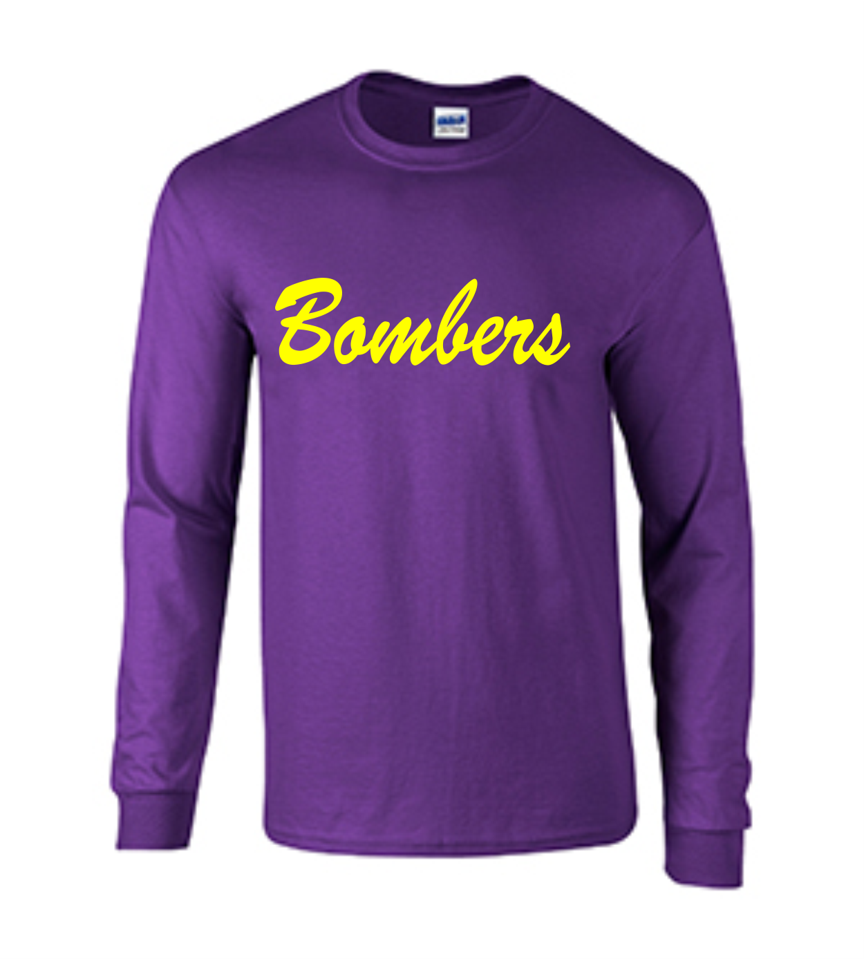 Long Sleeve Cotton T-Shirt - Adult & Youth - Add Player Name & Number on Back (Optional)