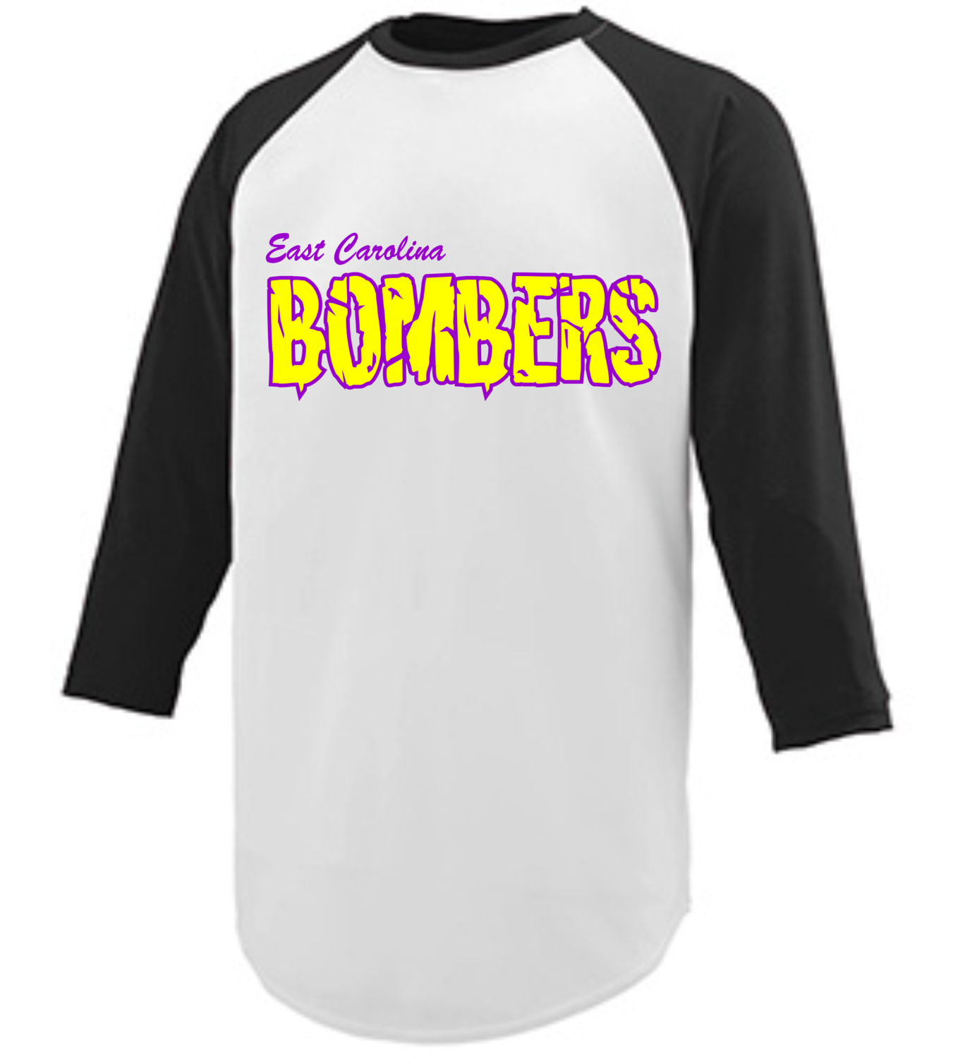 3/4 Sleeve Performance T-Shirt - Adult &amp; Youth - Add Player Name &amp; Number on Back (Optional)