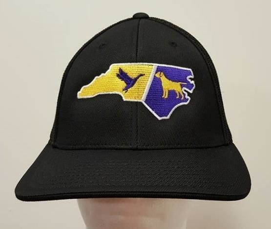 Two Color State Dog & Duck Adjustable State Custom Hat - All 50 States & 44 Hat Colors Available!!!