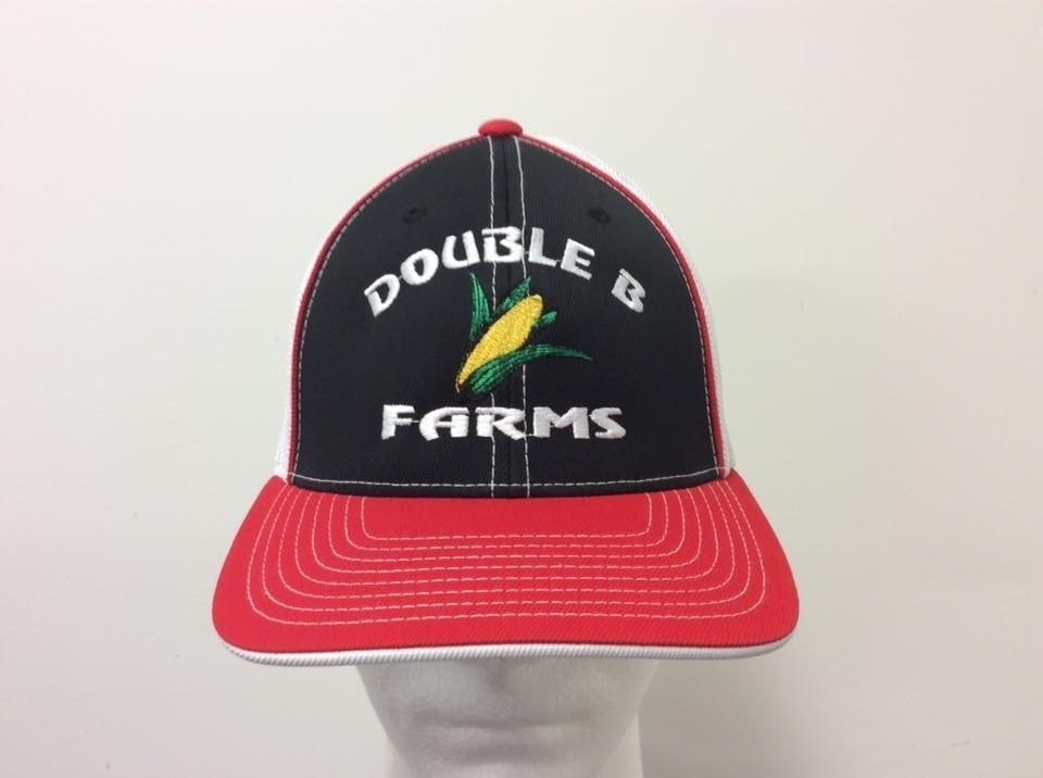 Corn Farm Design Flex Fit Custom Hat - 68 Hat Colors Available!!!