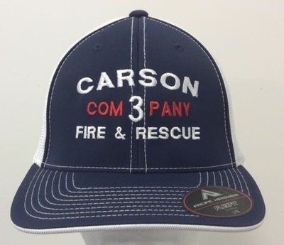 Custom Fire Department Adjustable Hat - 44 Hat Colors Available!!!