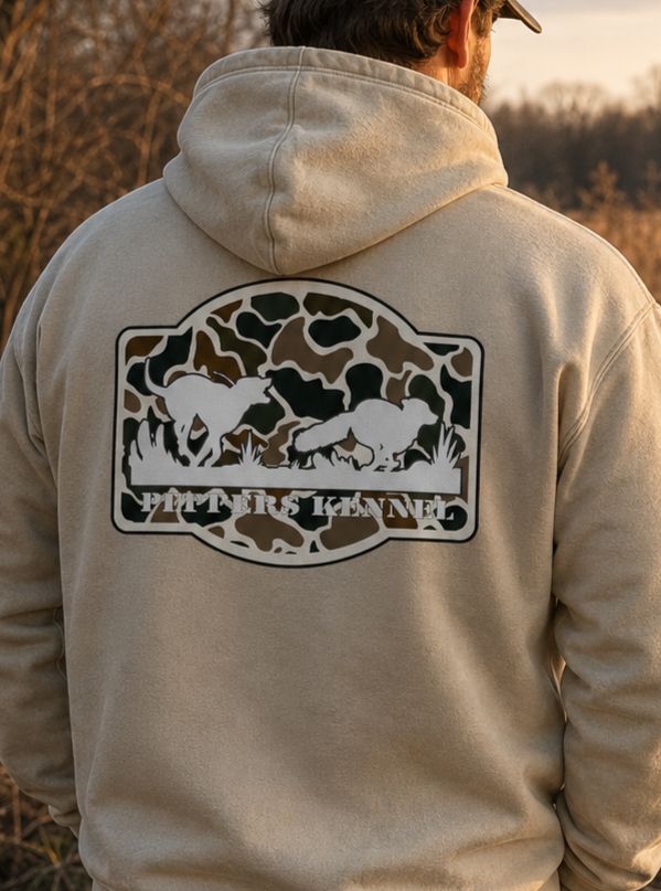 Camo Dog Running Fox Hoodie Camo Dog Running Fox Hoodie