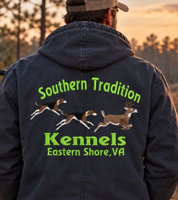 Dogs Running Deer Custom Kennel Coat