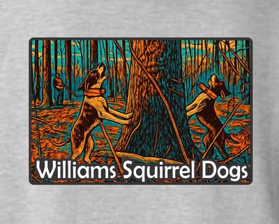 Squirrel Chase - Short or Long Sleeve Custom Shirt Squirrel Chase - Short or Long Sleeve Custom Shirt