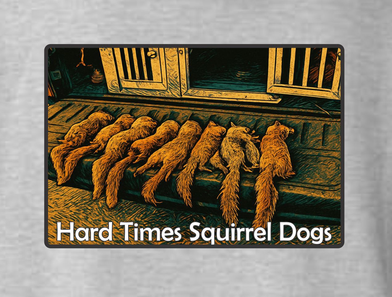 Squirrel Hunt - Short or Long Sleeve Custom Shirt Squirrel Hunt - Short or Long Sleeve Custom Shirt