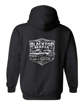 Black Hooded Cotton Sweatshirt - Youth &amp; Adult