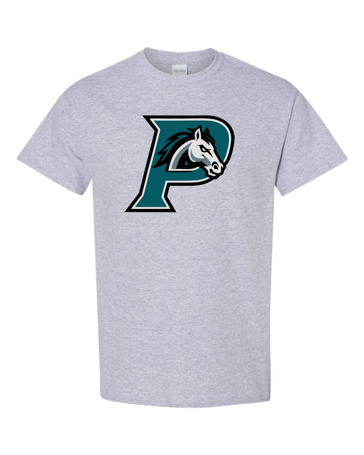 Gray Short Sleeve Cotton T-Shirt - Adult &amp; Youth