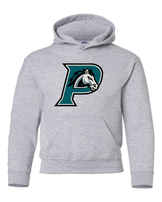 Gray Hooded Cotton Sweatshirt - Adult & Youth Gray Hooded Cotton Sweatshirt - Adult & Youth