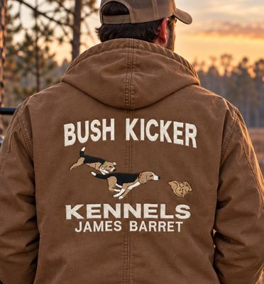 Dogs Running Rabbit Custom Kennel Coat